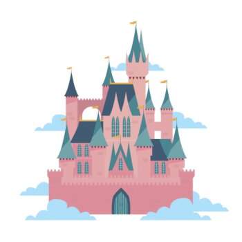 Free Vector | Fairy tale castle concept