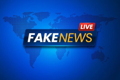 Free Vector | Fake news background concept