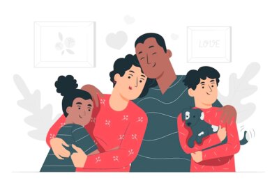 Free Vector | Family concept illustration