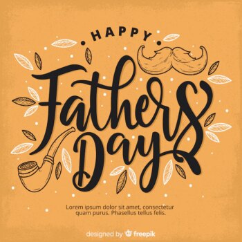 Free Vector | Father's day