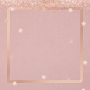 Free Vector | Festive shimmery vector frame pink star pattern background
