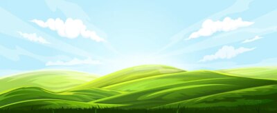 Free Vector | Field background landscape vector