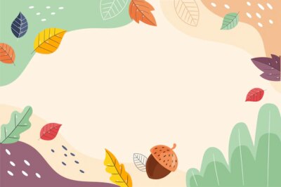 Free Vector | Flat autumn celebration background