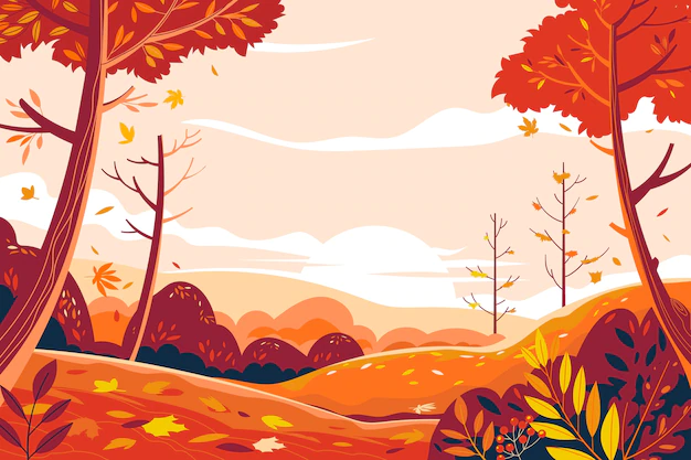 Free Vector | Flat background for autumn celebration