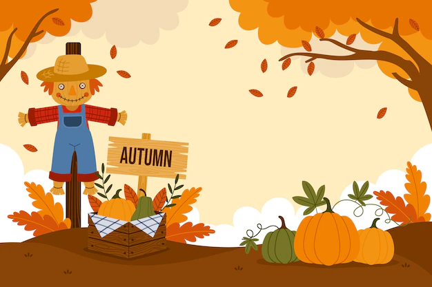 Free Vector | Flat background for autumn