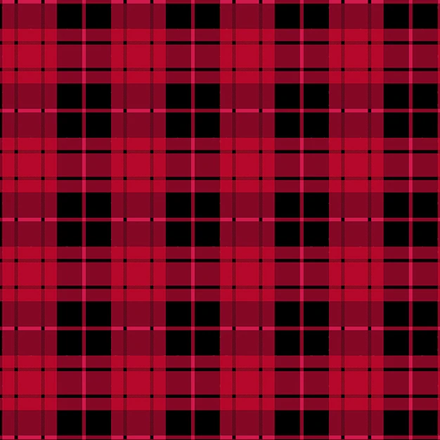 Free Vector | Flat christmas plaid pattern design