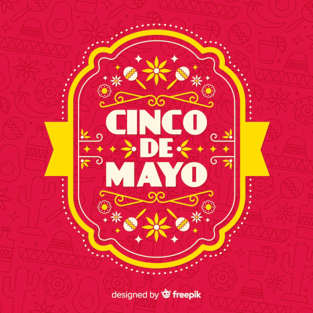 Free Vector | Flat cinco de mayo background