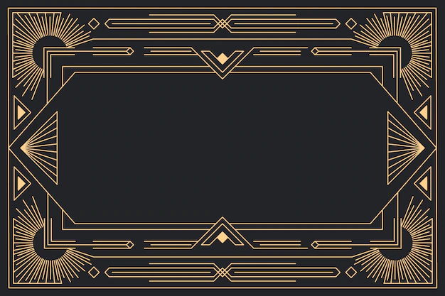 Free Vector | Flat design art deco background