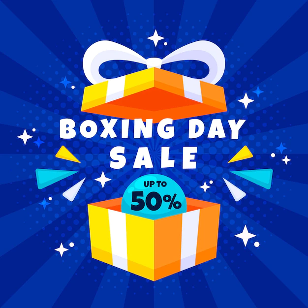 Free Vector | Flat design boxing day sale