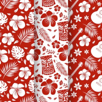Free Vector | Flat design hawaiian shirt pattern