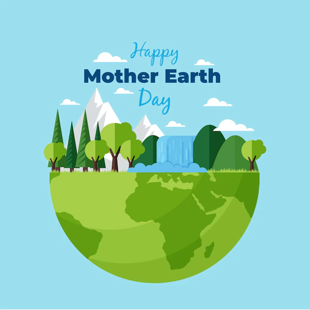 Free Vector | Flat mother earth day illustration