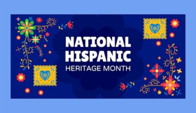 Free Vector | Flat national hispanic heritage month horizontal banner template