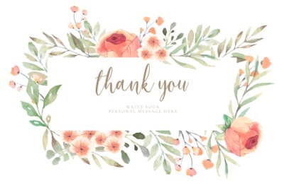 Free Vector | Floral card with