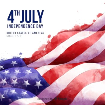 Free Vector | Fourth of july