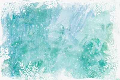 Free Vector | Frozen glass watercolour winter background
