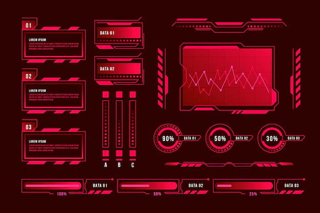 Free Vector | Futuristic infographic concept