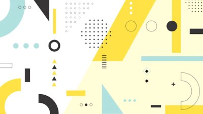 Free Vector | Geometric shapes background design