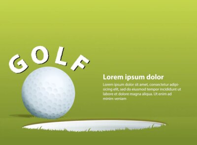 Free Vector | Golf ball