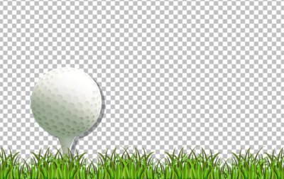 Free Vector | Golf ball and grass on transparent background