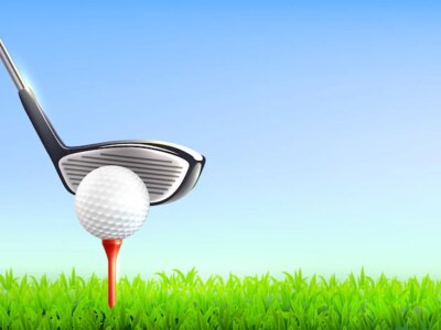 Free Vector | Golf realistic background