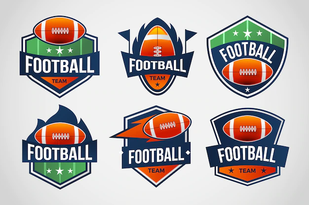 Free Vector | Gradient american football logo