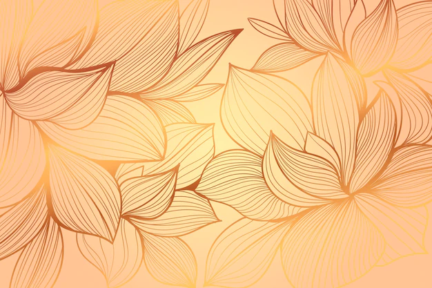 Free Vector | Gradient golden linear background