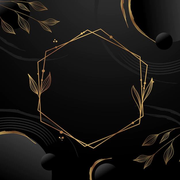 Free Vector | Gradient golden luxury frame template