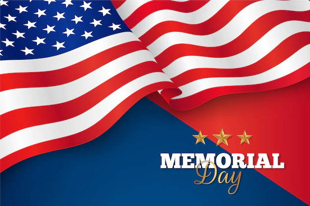 Free Vector | Gradient usa memorial day illustration