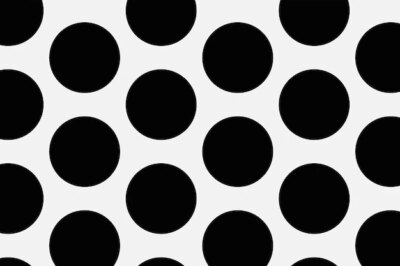 Free Vector | Gray background, polka dot pattern in black simple design vector