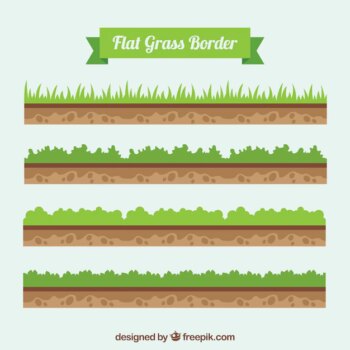 Free Vector | Ground and grass birders pack