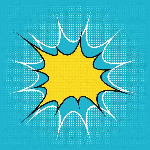 Free Vector | Halftone comic background