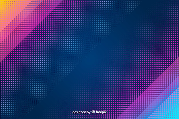 Free Vector | Halftone effect background gradient background