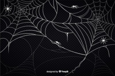 Free Vector | Halloween cobweb background
