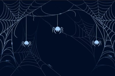 Free Vector | Halloween cobweb background cocnept