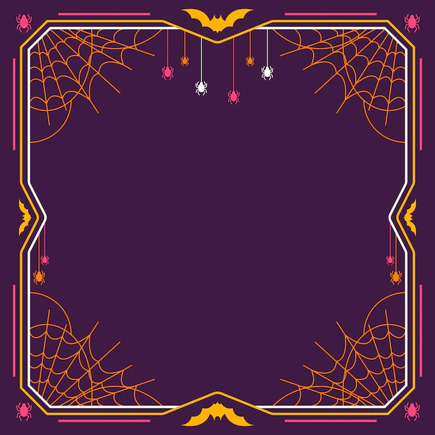 Free Vector | Halloween frame concept