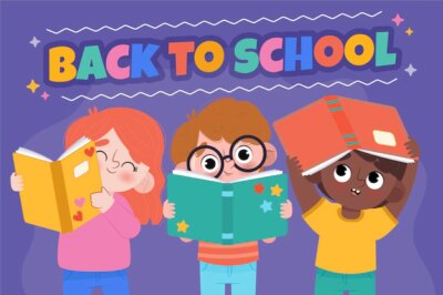 Free Vector | Hand drawn back to school background