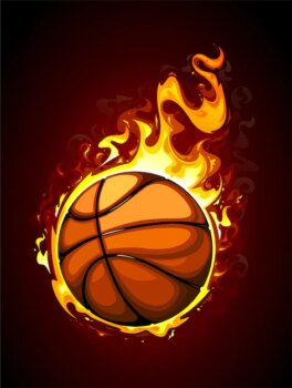 Free Vector | Hand drawn basketball background