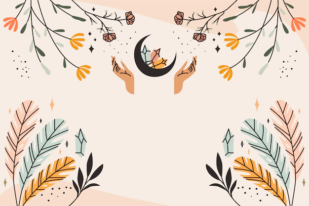 Free Vector | Hand drawn boho background