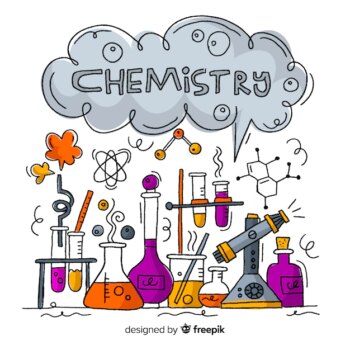 Free Vector | Hand drawn chemistry background