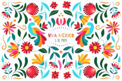 Free Vector | Hand drawn cinco de mayo mexican background