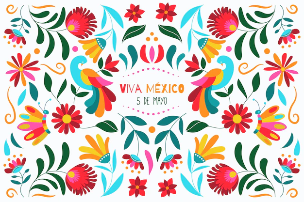 Free Vector | Hand drawn cinco de mayo mexican background