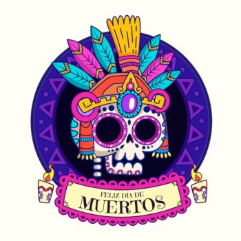 Free Vector | Hand drawn dia de muertos illustration