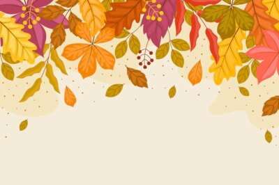 Free Vector | Hand drawn flat autumn background