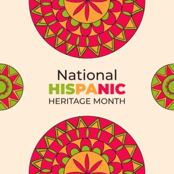 Free Vector | Hand drawn illustration for national hispanic heritage month