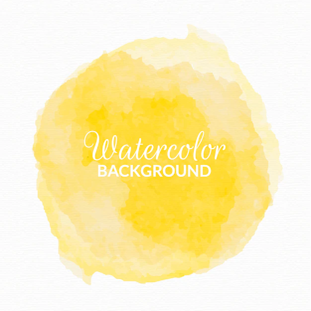 Free Vector | Hand painted watercolor circle vector