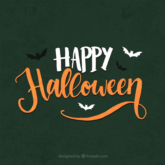 Free Vector | Happy halloween background with bats