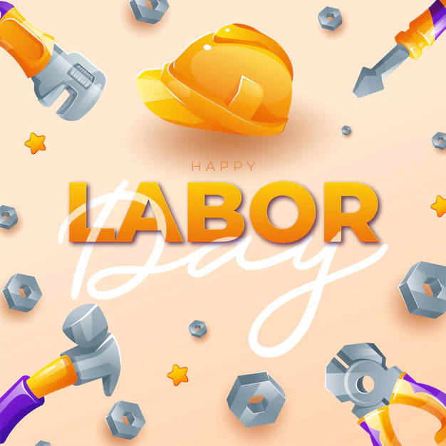 Free Vector | Happy labor day