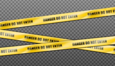 Free Vector | Hazard  yellow striped ribbon,caution tape of warning signs.