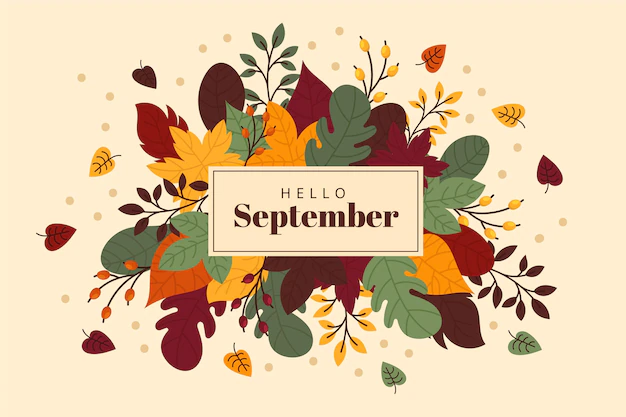 Free Vector | Hello september background