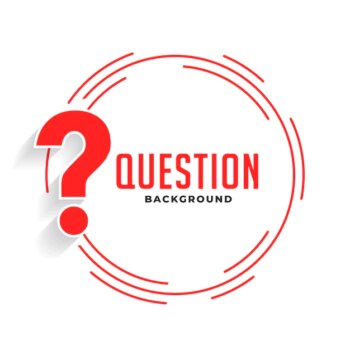 Free Vector | Help and support question mark background in red color